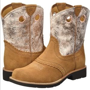 Ariat Fatbaby Cowgirl Western Boot - Kids’ Leather Country Boots